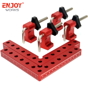 6Pcs 90 Degree Angle Woodworking Carpenter Corner Clamping Square Tools